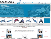 Tablet Screenshot of bonmotoren.nl